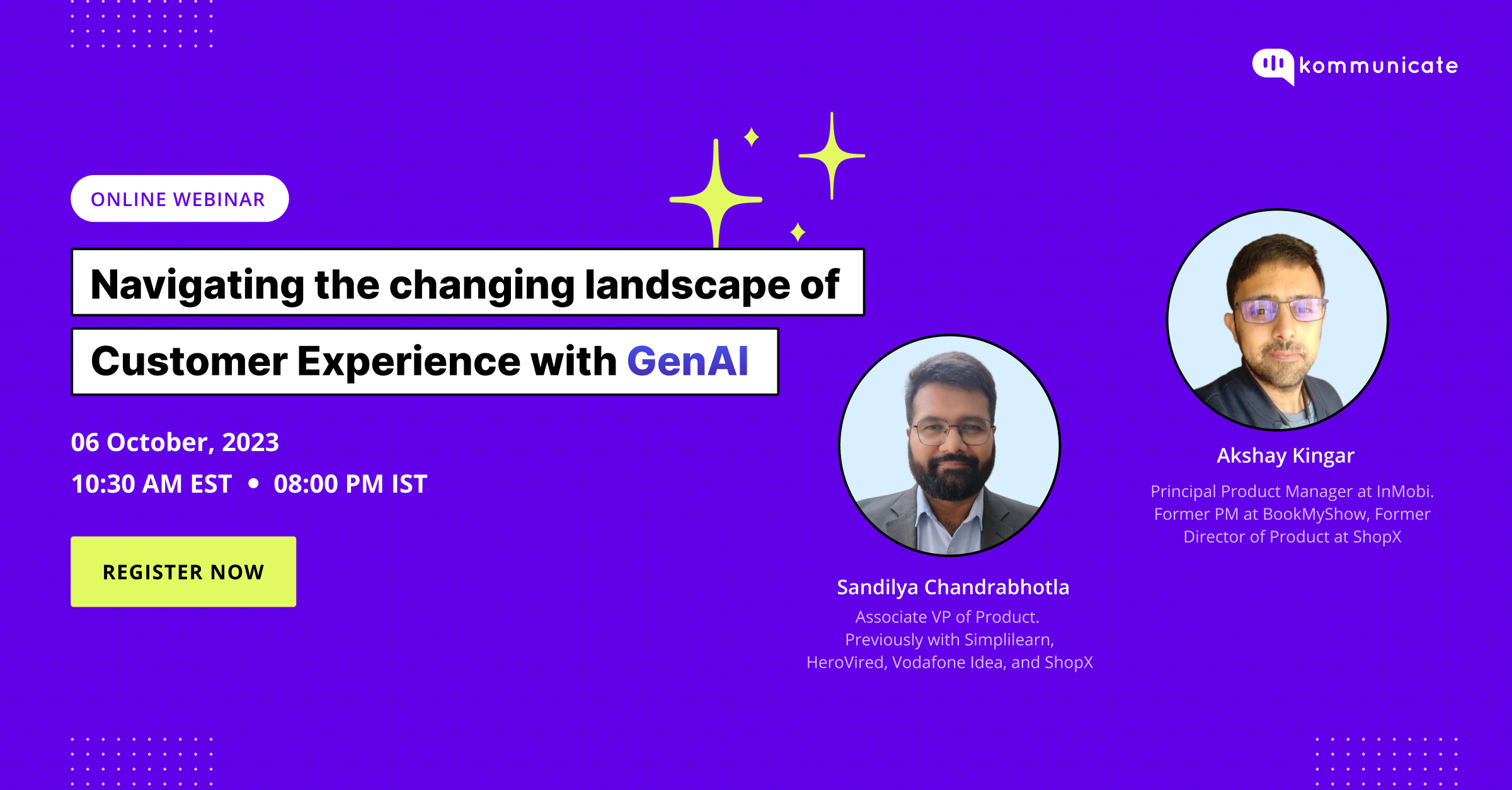 Navigating CX with Generative AI - Kommunicate